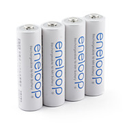  Sanyo Eneloop 2000mAh Ni-MH Rechargeable AA Batteries (4-Pack)