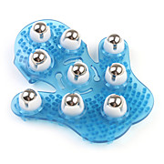  Massage Glove with 9 360-degree-roller, 3 Random Colors
