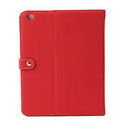  Protective PU Leather Case for Apple iPad2 - Red