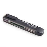 tout-en-1 mini USB TF / CF / MS lecteur de carte au stylo en forme