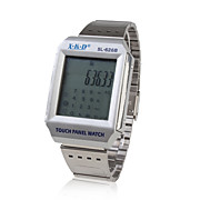  Touch Screen Remote Control Wrist Watch with Calculator - Sliver