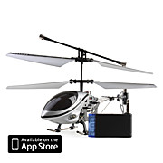  3 Channel I-Helicopter 777-170 with Gyro Controlled by iPhone/iPad/iPod iTouch (Silver)
