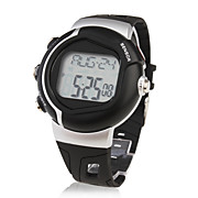  Calorie Counter Pulse Heart Rate Monitor Watch with Alarm - Black