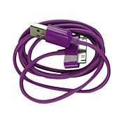  sincronismo e cabo de carregamento para o ipad, iPhone e iPod touchj (100cm, roxo)