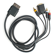  HD VGA AV Cable for Xbox 360