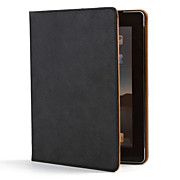  Simple Style Leather Case Stand with a Back Cover for Apple iPad 2