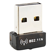  Mini USB Wi-Fi Adapter (802.11N, 150Mbps, Black)
