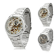  Women's Alloy Analog Mechanical Wrist Watch 9261 (Sliver)