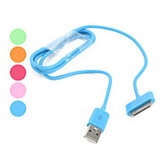  Multi-Color USB 2.0 Data Cable for iPhone, iPad (Assorted Colors)