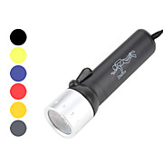  Diving Flashlight 6V 180 Lumens with Cree Q3 LED and Batteries (Assorted Colors)