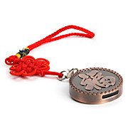  4GB Lucky Bronze Style USB Flash Drive Keychain (Brown)