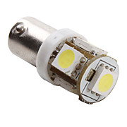  BA9S 5050 SMD 5-LED White Light Bulb for Car (DC 12V, Set of 2 pcs)