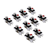  AV2-9 RCA Jack Socket for Electronics DIY Use (10 Pieces a Pack)