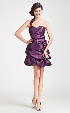 HERMINIA - kjole til brudepike i Taffeta og Satin