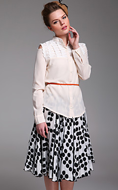 ts open-skulder blonder bluse skjorte