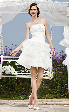 BRITTA - Vestido de Novia de Organza y Tafetán