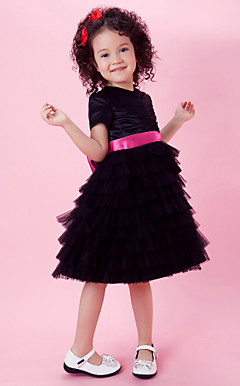 IPHIGENIE - Kleid für Blumenmädchen aus Satin und Tüll