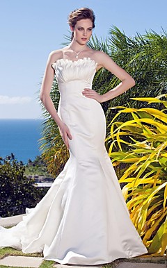 FLORINDA - Vestido de Noiva em Organza e Cetim