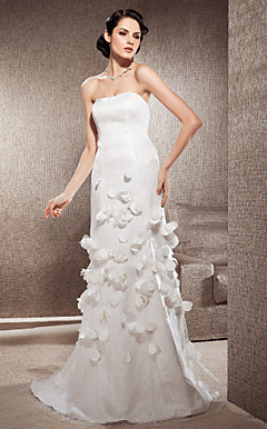 HEDIA - Robe de Mariée Satin Dentelle