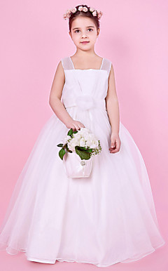 PANDA - kjole til blomsterpige i organza og satin