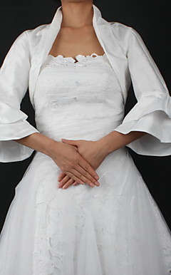 Satin Wedding Jackets / Wraps