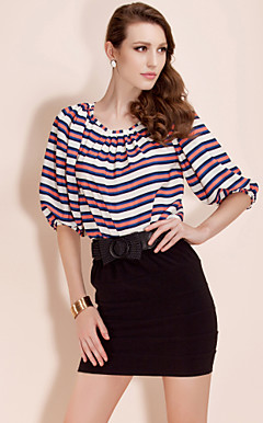 TS Loose Strips Blouse Shirt