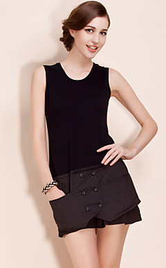 TS Minimalist Splicing Long Blouse Shirt (More Colors)