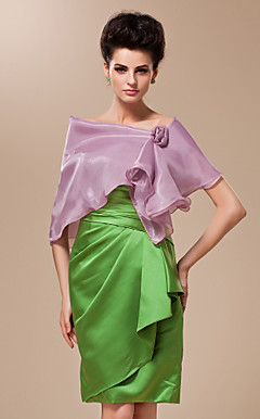 Rayon With Flower Pin Special Occasion Shawl / Wrap
