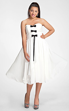 ZOE - Cocktailjurk van Chiffon