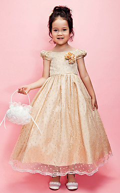DINAH - Kleid für Blumenmädchen aus Tafft und Tüll