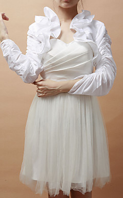 3/4-Length Sleeve Taffeta Spesielle anledninger Jacket / Wedding Wrap (flere farger)
