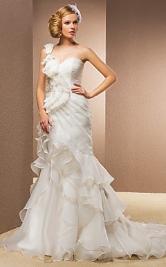 LAKEISHA - kjole til brudekjoler i organza og satin