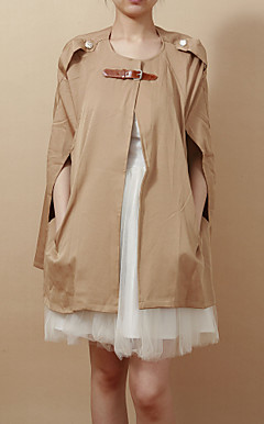 Cotton Poncho/Wrap With Buckle Front (More Colors)
