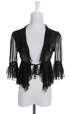 Vakre Half Sleeve chiffon / Casual Wrap / jakke (flere farger)