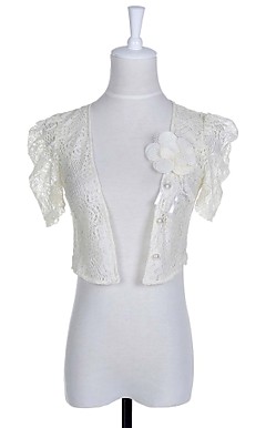 Manga curta lindo Chiffon / Lace Evening / envoltório de / Casual Jacket (mais cores)