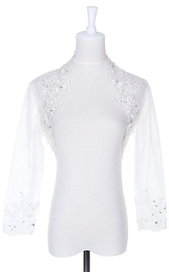Mooie lange mouwen tule Avond / Casual Wrap / Jacket