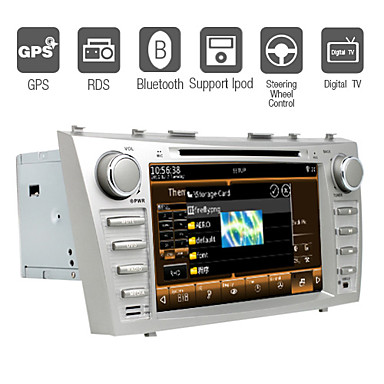  8 inch auto dvd speler voor Toyota Camry (2007-2011) met gps dvb-t/isdb-t/atsc