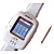  gsm déverrouiller l'écran tactile montre téléphone bluetooth + casque / CECT m600 / blanc