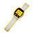  q007 montre mobile avec appareil photo et bluetooth - blanche avec du jaune (à partir de 3 unités) L