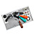  6,2-inch touch screen 2 din in-dash auto dvd speler tv en bluetooth ondersteuning ipod