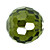  6mm Olive Cubic Zirconia Faceted Round (BJG0206)