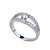  platine style cz-cz ring ring 90204-27 (szy1339)