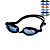  Brand New Yingfa Antifog Swim Swimming Pool Goggles Y220AF(KYF008)