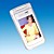  LONGXING V6  Dual Card Tri-Band TV Flip Touch Screen Silver (SZR735)