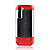  JINPENG 1866 Dual Card Quad Band Dual Camera Slip Flat Screen Cell Phone Silver&Red (SZRW248)