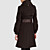  Double Breasted Balloon Sleeve Belted Wool Long Women's Coat(NT211)