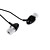  In-Ear Earphones + Microphone (Black)