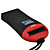  USB 2.0 SDHC microsd/tf/m2 kaartlezer (zwart)