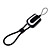  Conveniently Buckle USB charing cable for V3/V3I/L6/L7/A780/A1200(Black+White)