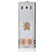  Mobiado Exalted Classical Fashion Quad Band Dual Card Dual Watch Metal Keys Cell Phone White (2GB TF Card)